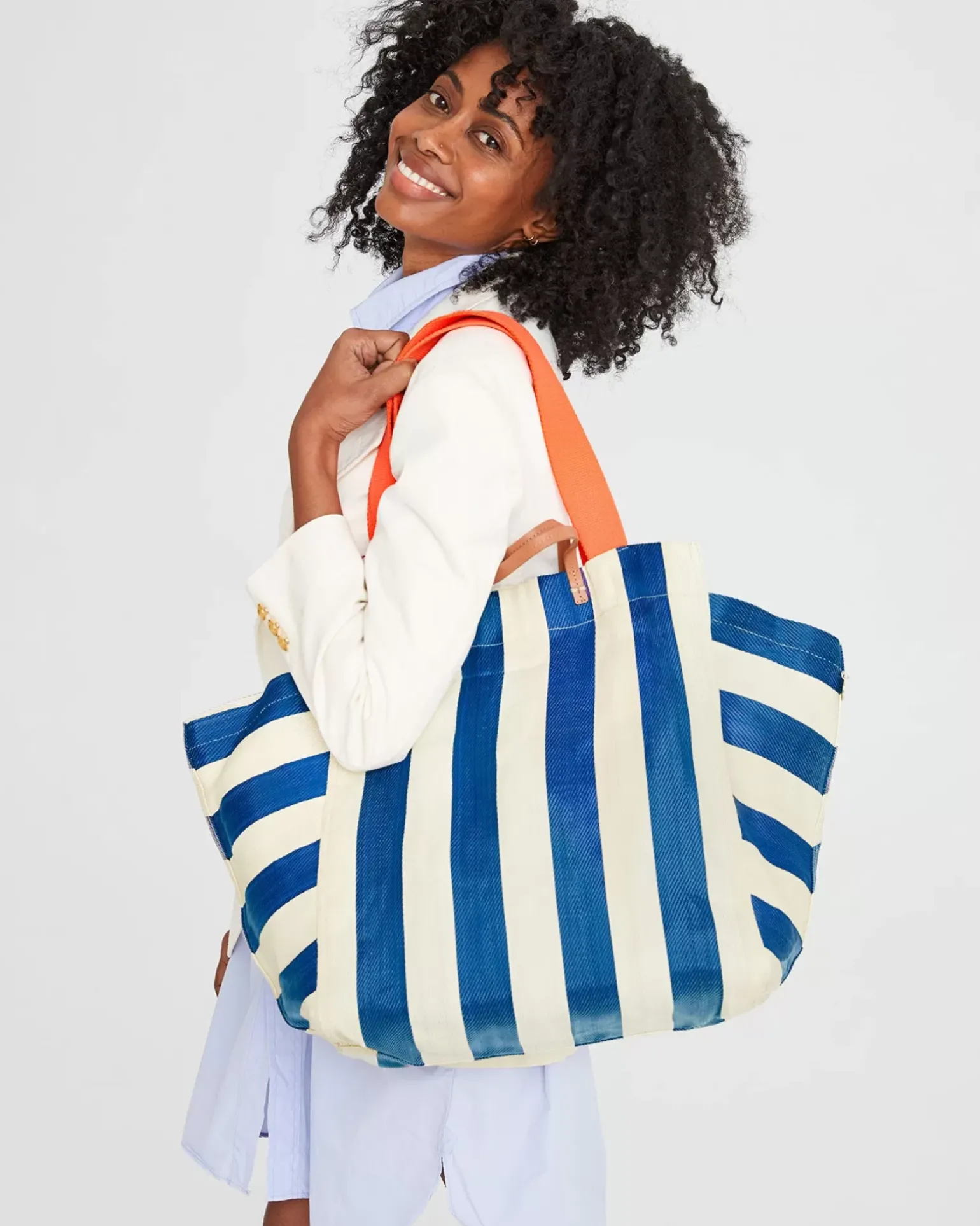 Beach Tote W/ Flat Clutch