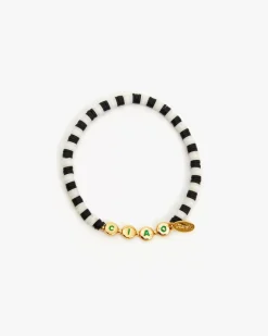 Beaded Disc Stretch Bracelet