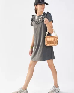 Charlotte Ruffle T-Shirt Dress