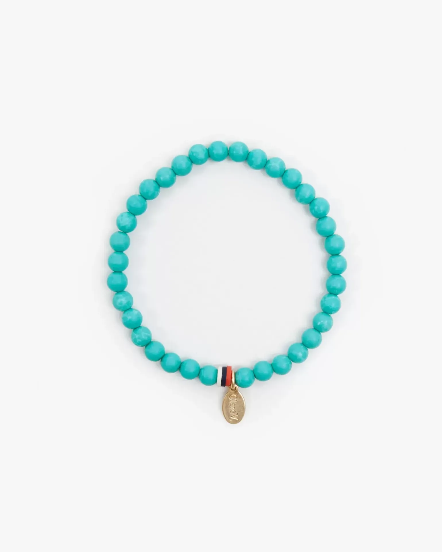 Stone Beaded Stretch Bracelet