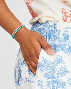 Stone Beaded Stretch Bracelet