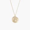 Urn Greek Coin Pendant Necklace